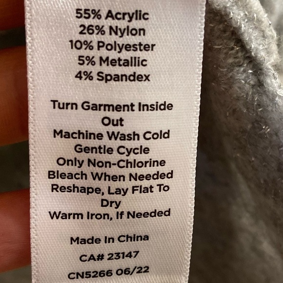 Talbots Gray Women's Cardigan Sweater - Picture 11 of 11